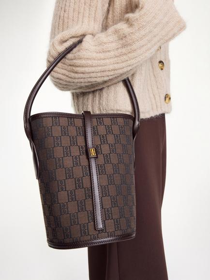 By Malene Birger Marylle Mini Bucket Bag, Brown - view 2, Bison