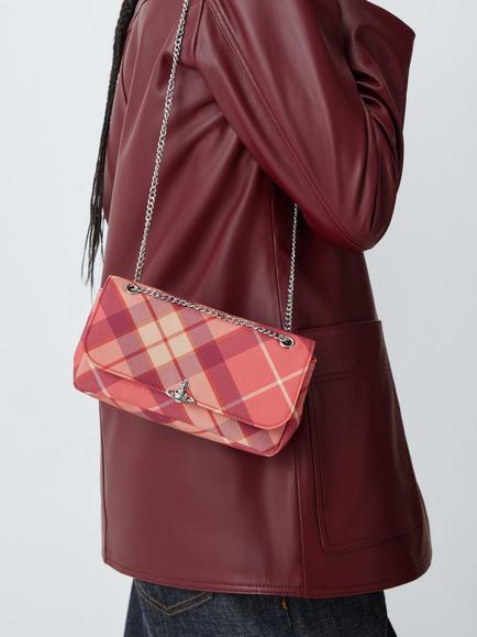 Vivienne Westwood Viv Chain Crossbody Bag, Fraser Pink - view 2, Fraser Pink
