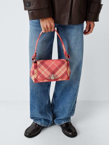 Vivienne Westwood Hazel Medium Shoulder Bag, Fraser Pink - view 2, Fraser Pink