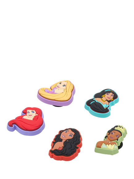 Crocs Kids' Disney Princess Jibbitz Charms, Pack of 5, Multi - view 2, Multi