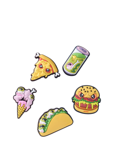 Crocs Kids' Spooky Snack Jibbitz Charms, Pack of 5, Multi, Multi