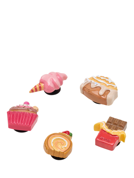 Crocs Kids' Sweet Treats Jibbitz Charms, Pack of 5, Multi - view 2, Multi