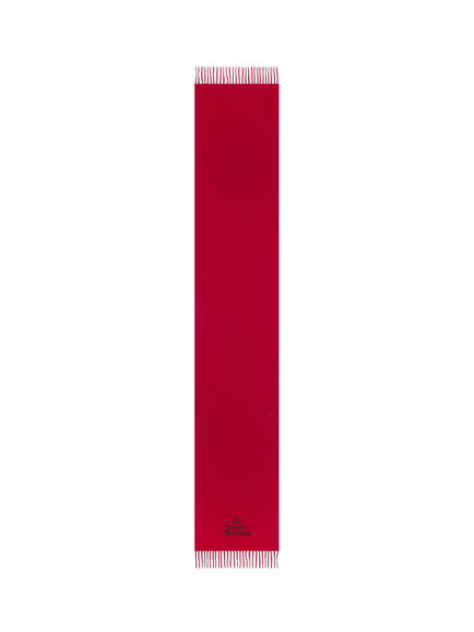 Vivienne Westwood Pure Wool Scarf, Red - view 2, Red
