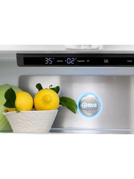 ILVE Roma R91SCD Freestanding 60/40 Cross Door Fridge Freezer - view 2, Stainless Steel Satin