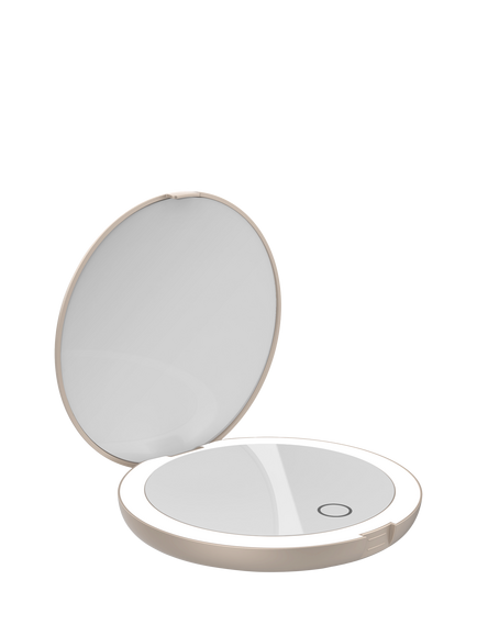 LUNA London Compact 2.0 Mirror, Soft Stone
