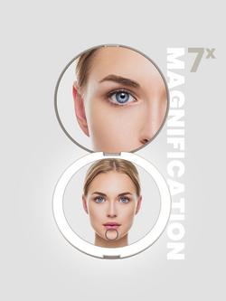 LUNA London Compact 2.0 Mirror - view 2, Soft Stone