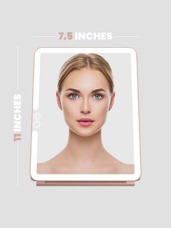 LUNA London Eclipse Travel Mirror - view 2, Rose Gold