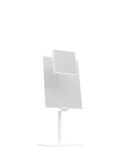 LUNA London Orbit Standing Vanity Mirror, Alpine White