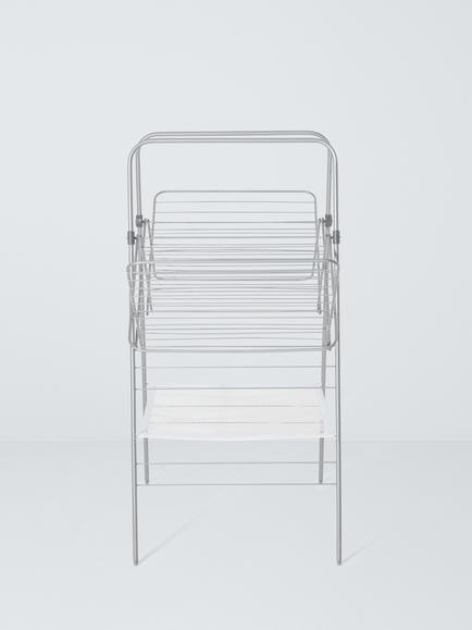 John Lewis Multi Dry Indoor Clothes Airer, Silver - view 2, Siliver