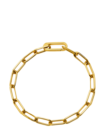 Missoma Classic Paperclip Chain Bracelet, Gold, Gold