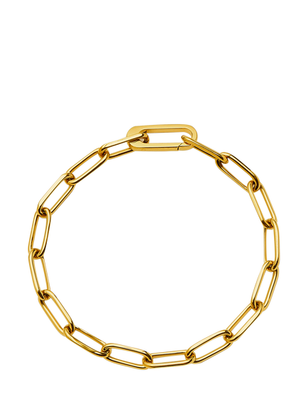 Missoma Classic Paperclip Chain Bracelet, Gold, Gold