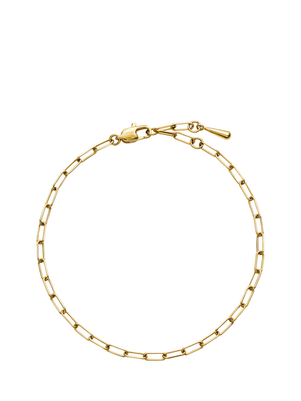 Missoma Mini Paperclip Chain Bracelet, Gold, Gold