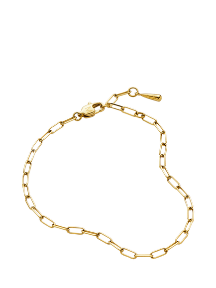 Missoma Mini Paperclip Chain Bracelet, Gold - view 2, Gold