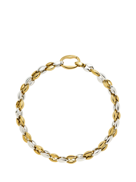 Missoma Mariner Chain Bracelet, Gold/Silver, M/L, Gold/Silver
