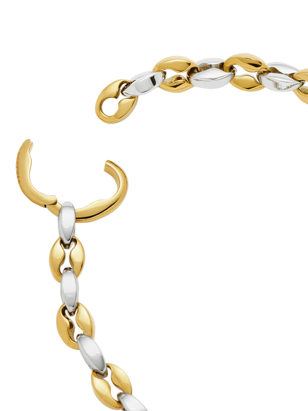 Missoma Mariner Chain Bracelet, Gold/Silver, M/L - view 2, Gold/Silver