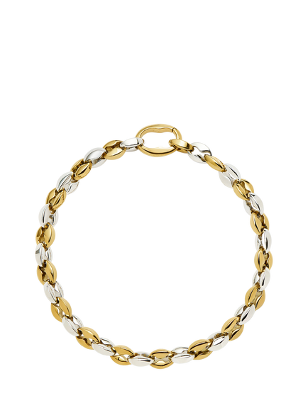Missoma Mariner Chain Bracelet, Gold, Gold/Silver