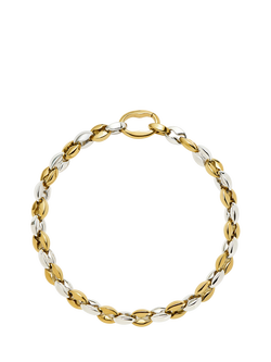 Missoma Mariner Chain Bracelet, Gold, Gold/Silver