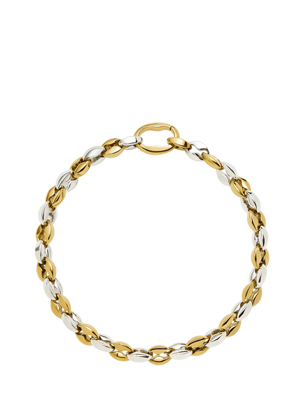 Missoma Mariner Chain Bracelet, Gold, Gold/Silver
