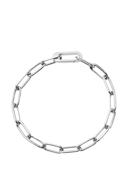Missoma Classic Paperclip Chain Bracelet, Silver, Silver