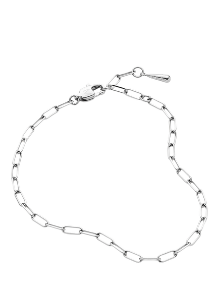 Missoma Mini Paperclip Chain Bracelet, Silver - view 2, Silver