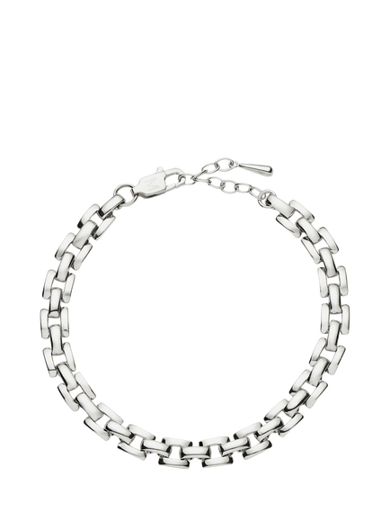 Missoma Timepiece Link Chain Bracelet, Silver, Silver