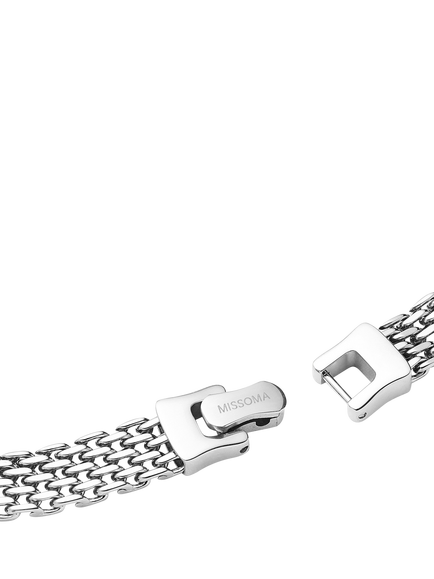 Missoma Heirloom Chain Choker Necklace, Silver - view 2, Silver