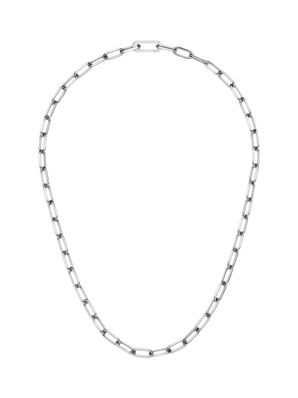 Missoma Classic Paperclip Chain Necklace, Silver, Silver
