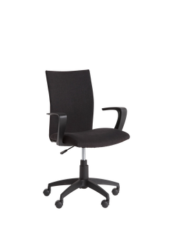 John Lewis OUTLET ANYDAY Gerard Office Chair, Black, Black