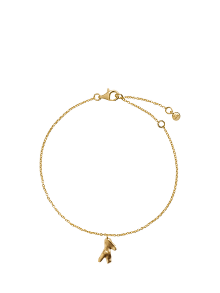 Monica Vinader Coral Fragment Chain Necklace, Gold, 18k Gold Vermeil