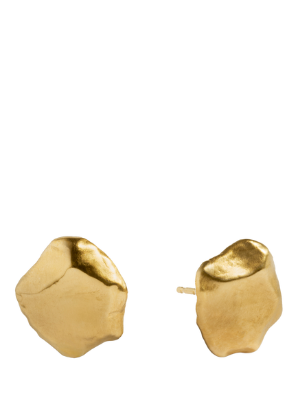 Monica Vinader Fragment Stud Earring, Gold, Gold