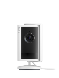 Ring Indoor Camera Plus Smart Security Camera with Built-in Wi-Fi, White, White