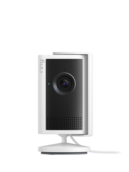 Ring Indoor Camera Plus Smart Security Camera with Built-in Wi-Fi, White, White