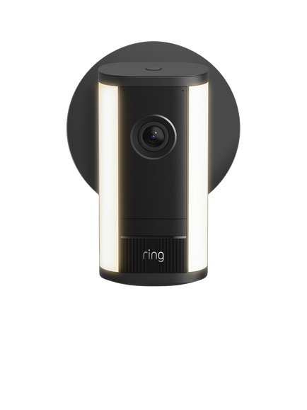 Ring Spotlight Cam Pro (2nd Generation) Wired with Built-in Wi-Fi & Siren Alarm, Black, Black