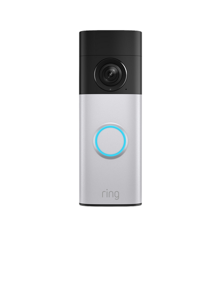 Ring Battery Video Doorbell Plus (2nd Generation), Nickel Silver, Nickel Silver