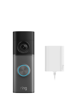 Ring Wired Video Doorbell Pro (3rd Generation) with Plug-In Adapter, Deep Silver, Deep Silver