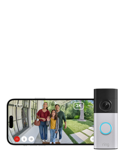 Ring Wired Video Doorbell Plus (2nd Generation), Nickel Silver - view 2, Nickel Silver