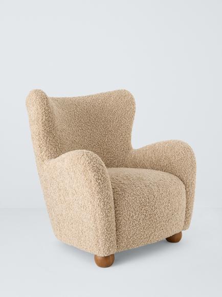 John Lewis Nook II Armchair, Beige, Beige