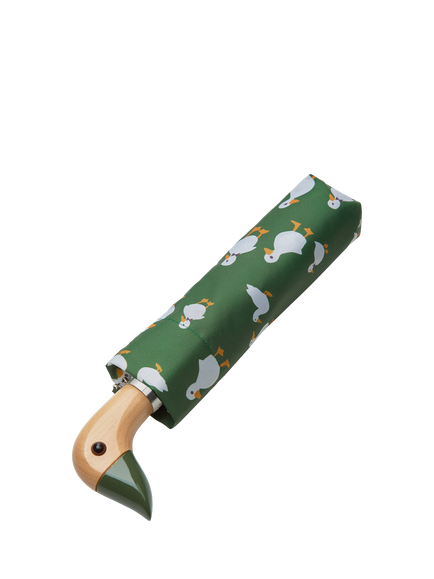 Fulton L926 Curio 2 UV Umbrella, Green Duck - view 2, Green Duck