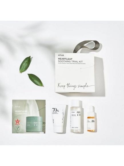 Anua Heartleaf Soothing Trial Skincare Gift Set - view 2, Clear