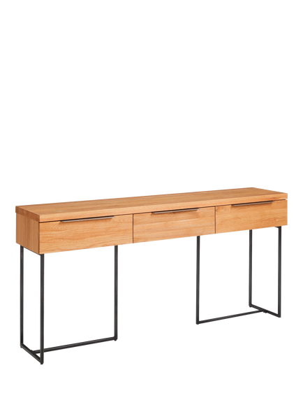 John Lewis OUTLET Calia Large Console, Like New, Solid Oak, Oak