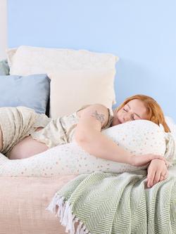 Tutti Bambini Bliss Print Pregnancy Pillow, Good Life - view 2, Good Life