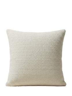 Truly Lombard Boucle Square Cushion Cover, Ecru, Ecru