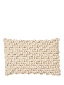 Truly Lombard Textured Rectangular Cushion Cover, Ecru, Ecru