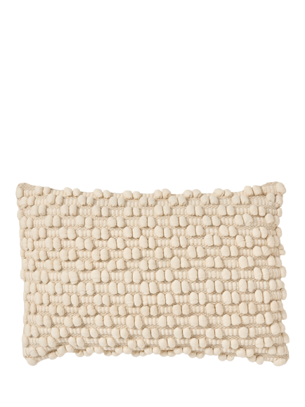 Truly Lombard Textured Rectangular Cushion Cover, Ecru, Ecru