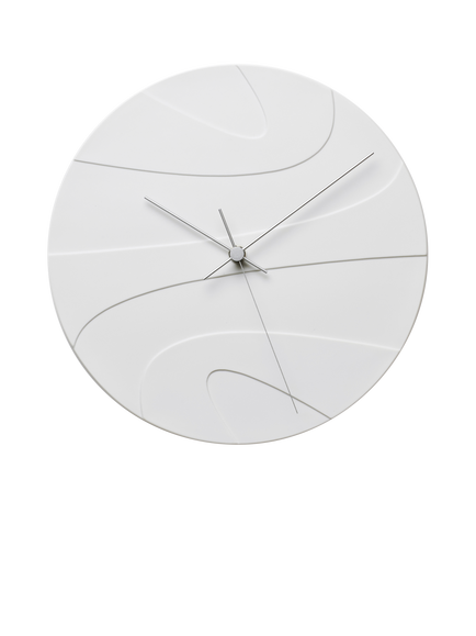 Lemnos Jupiter Porcelain Wall Clock, 27cm, White, Porcelain