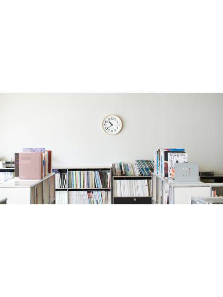 Lemnos Riki Watanabe Ply Wood Wall Clock, 35.4cm, Natural - view 2, Natural Wood
