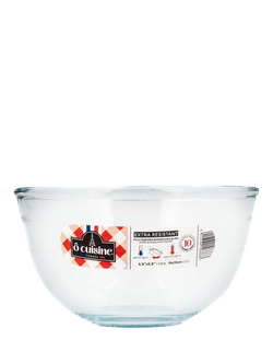 Ôcuisine Glass Mixing Bowl, 700ml, Clear, Clear