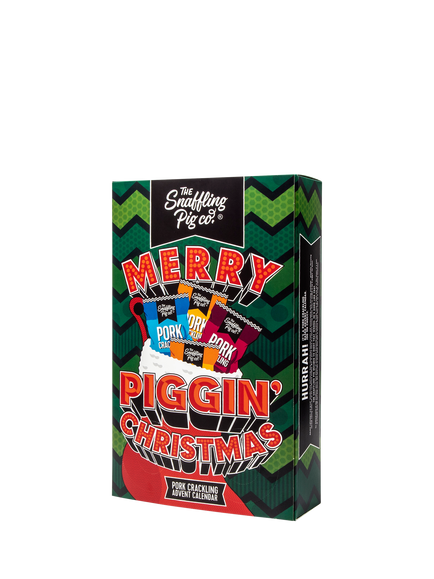 Snaffling Pig Flavoured Pork Crackling Advent Calendar, 240g, Multi