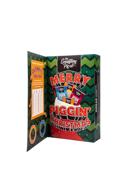 Snaffling Pig Flavoured Pork Crackling Advent Calendar, 240g - view 2, Multi