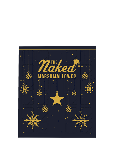 The Naked Marshmallow Co Gourmet Marshmallow Advent Calendar, 750g, Multi